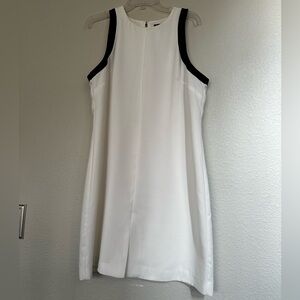Banana republic white and black dress
